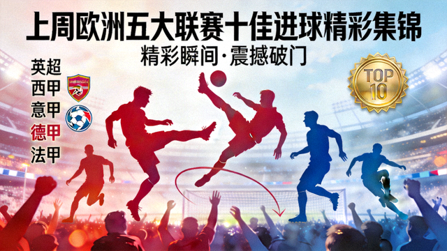 上周欧洲五大联赛十佳进球精彩集锦封面